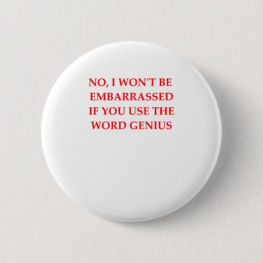 GENIUS RONDE BUTTON 5,7 CM (Voorkant)