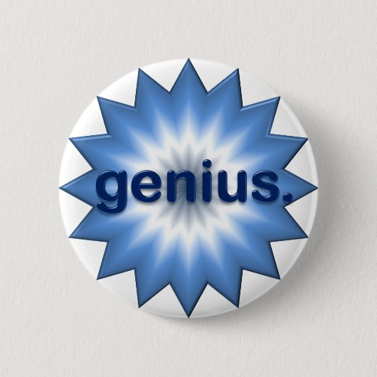 Genius Ronde Button 5,7 Cm (Voorkant)