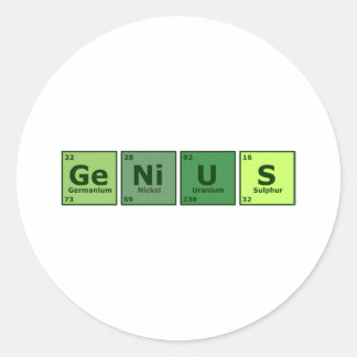 Genius Ronde Sticker