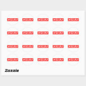 Genius Stamp Ronde Sticker (Vel)