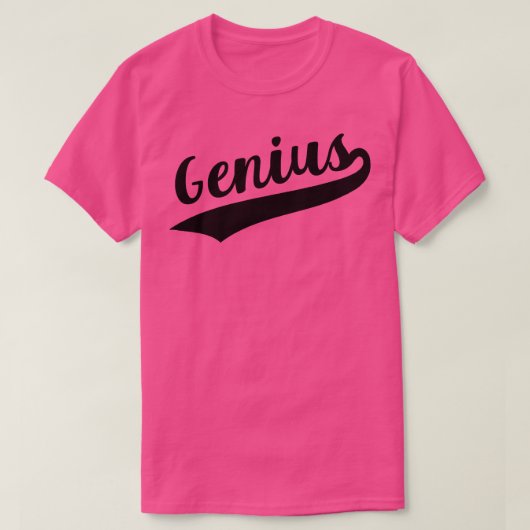 GENIUS T-SHIRT (Design voorkant)