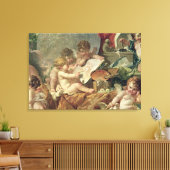 Genius Teaching the Arts, 1761 Canvas Afdruk (Insitu (Woonkamer))