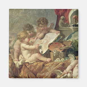 Genius Teaching the Arts, 1761 Magneet