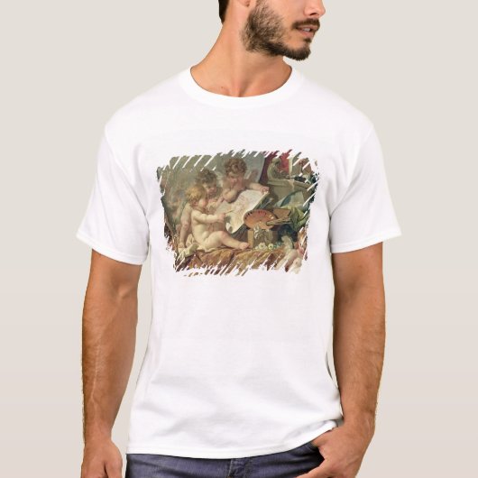 Genius Teaching the Arts, 1761 T-shirt (Voorkant)