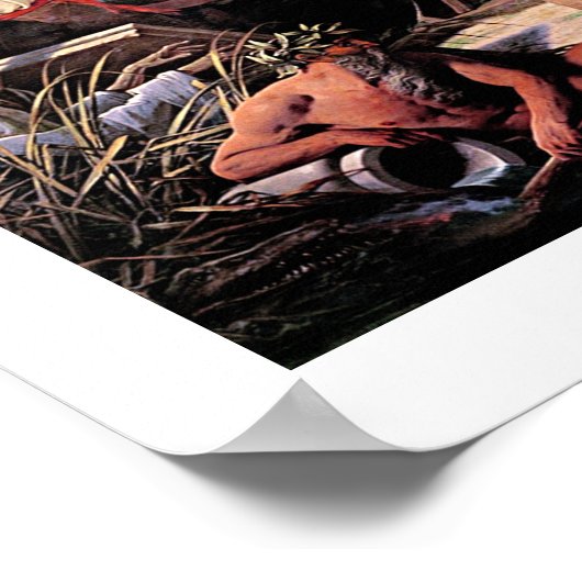 Genius van Amerika door Adolphe Yvon Fine Art Post Poster (Hoek)