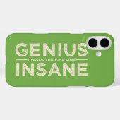 GENIUS VS INSANE aangepast Samsung-hoesje Case-Mate iPhone Case (Achterkant (horizontaal))