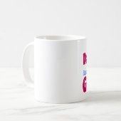 Geniusdochter - grappig geschenk voor vader of moe koffiemok (Voorkant links)