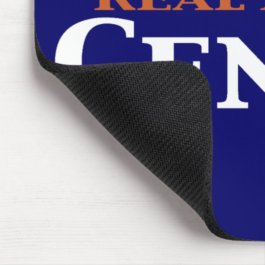 Geniusschenkingen voor zakelijk onroerend goed muismat (Hoek)