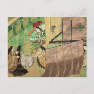 Genji Emaki Azumaya Feestdagenkaart