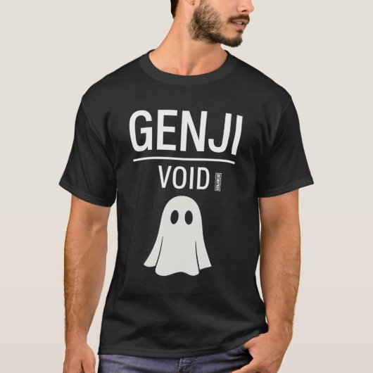 GENJI VOID Ghost T-shirt – Minimalistisch surreali (Voorkant)