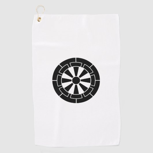 Genji-wagen Golfhanddoek (Voorkant)