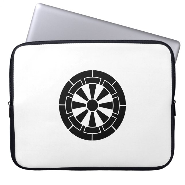 Genji-wagen Laptop Sleeve (Voorkant)
