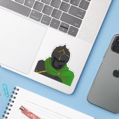 Genko037 Sticker (Laptop met iPhone)