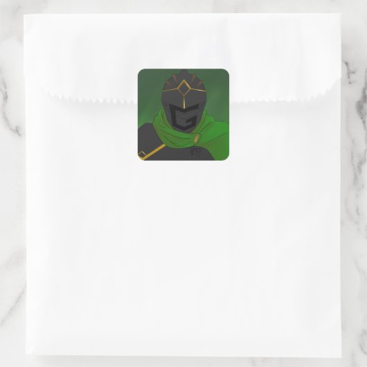 Genko037 Vierkante Sticker (Tas)