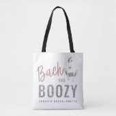 GENNA | Bach en Boozy Roos Gold Bachelorette Tote Bag (Voorkant)