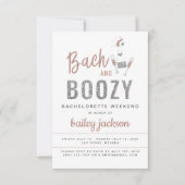 GENNA Roos Gold Glitter Bach en Boozy Kaart (Voorkant)