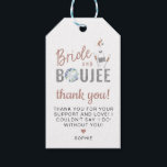 GENNA Roos Gold Silver Glitter Bride & Boujee Cadeaulabel<br><div class="desc">Dit label voor cadeautjes is voorzien van roos goud,  zilverglitter,  diamantversieringen en poppin champagne accessoires. Geef gemakkelijk het bericht voor uw bacheloretpartij,  vrijgezellenfeest,  of bridesmaïdevoorstel uit.</div>