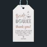 GENNA Roos Gold Silver Glitter Bride & Boujee Cadeaulabel<br><div class="desc">Dit label voor cadeautjes is voorzien van roos goud,  zilverglitter,  diamantversieringen en poppin champagne accessoires. Geef gemakkelijk het bericht voor uw bacheloretpartij,  vrijgezellenfeest,  of bridesmaïdevoorstel uit.</div>
