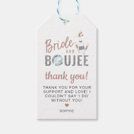 GENNA Roos Gold Silver Glitter Bride & Boujee Cadeaulabel
