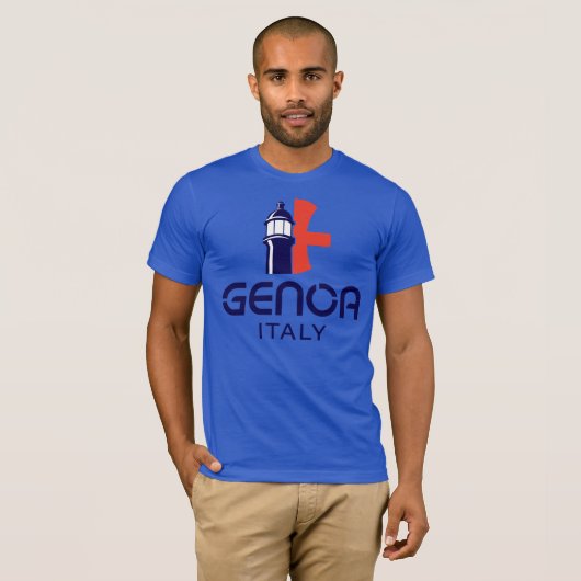 Genoa Italy Europe T-shirt (Voorkant volledig)