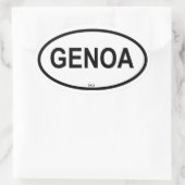 GENOA OVALE STICKER (Tas)