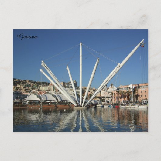 Genoa Port Briefkaart (Voorkant)