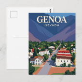 Genoa USA Briefkaart (Voorkant / Achterkant)
