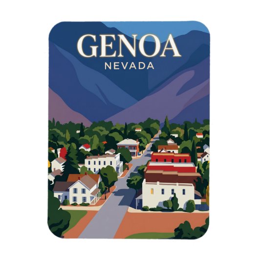 Genoa USA Magneet (Verticaal)