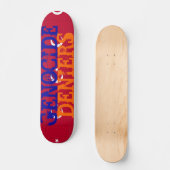 Genocide Deniers Skateboard (Voorkant)