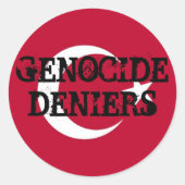 Genocide Deniers Sticker (Voorkant)