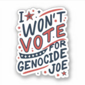 GENOCIDE JOE STICKER (Voorkant)
