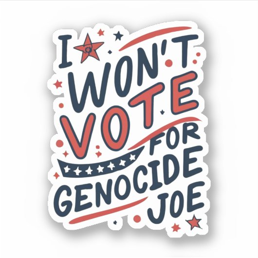 GENOCIDE JOE STICKER (Voorkant)