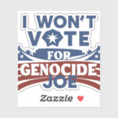 GENOCIDE JOE STICKER (Vel)