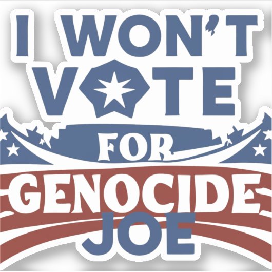 GENOCIDE JOE STICKER (Voorkant)