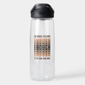 Genoeg | 750ml waterfles (Achterkant)