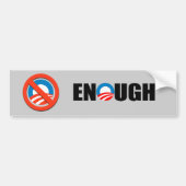 GENOEG BUMPERSTICKER (Voorkant)