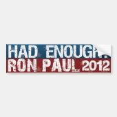 Genoeg Bumpersticker (Voorkant)