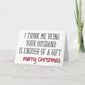 Genoeg een schitterende, grappige kerstmis kaart (Voorkant)