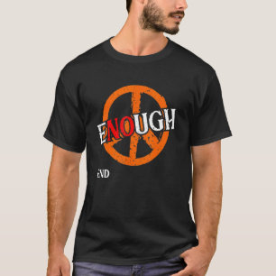 Genoeg Einde Pistool Geweld Draag Sinaasappel Besc T-shirt