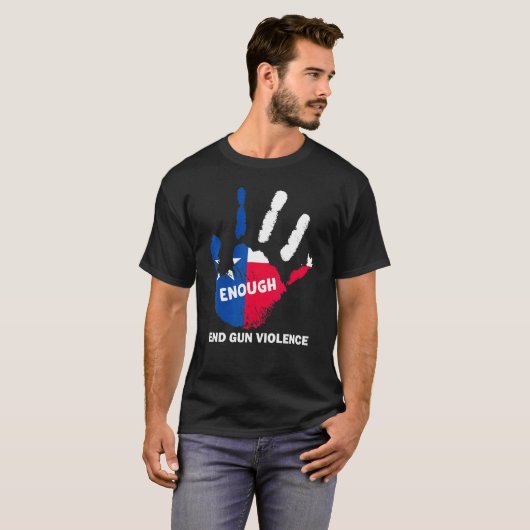 Genoeg Einde Pistool Geweld Geen Pistool Texaanse  T-shirt (Voorkant volledig)