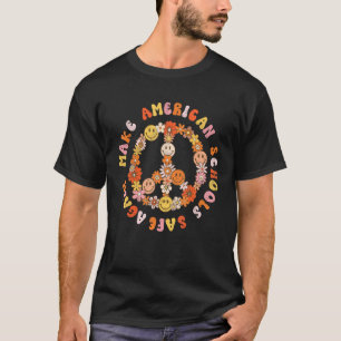 Genoeg einde Pistool maakt Amerikaanse scholen vei T-shirt
