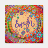 Genoeg Fun Floral Moderne Inspirivity Magneet (Voorkant)