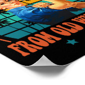 Genoeg gehoord van oude witte Mannen - Feminist Em Poster (Hoek)