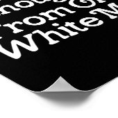 Genoeg gehoord van oude witte Mannen Funny Feminis Poster (Hoek)