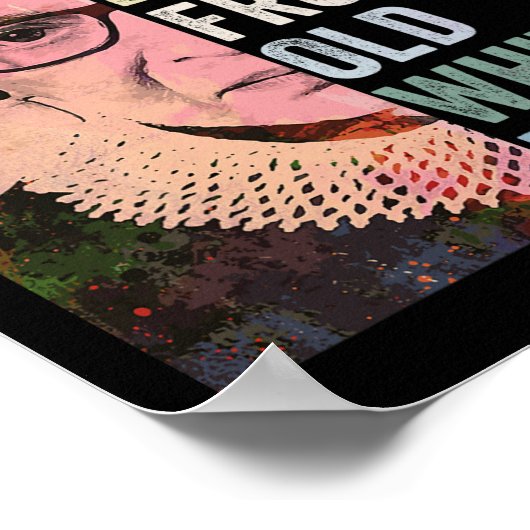 Genoeg gehoord van oude witte Mannen Poster (Hoek)