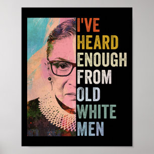 Genoeg gehoord van oude witte Mannen Poster