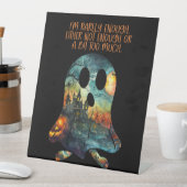 Genoeg Ghost Humor Halloween Reclamebord Met Voetstuk (Insitu)