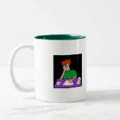 Genoeg koffie... met jou omgaan? tweekleurige koffiemok (Links)