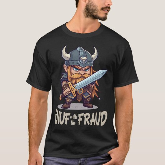 Genoeg met de fraude t-shirt (Voorkant)