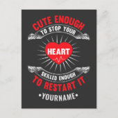 Genoeg om je hart te stoppen, genoeg om briefkaart (Voorkant)